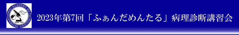 2023年第7回「ふぁんだめんたる」病理診断講習会